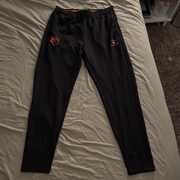 Watford FC Black Men's Joggers - Picture 1 of 3